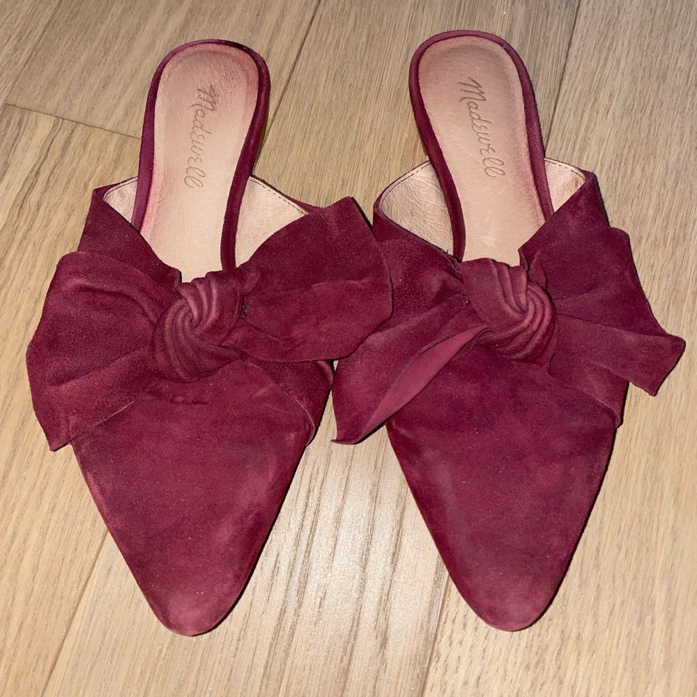 Madewell bow mules